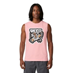 Get Buckets Basketball Muscle Tank — Graphic Hoop Player Tank Top - Image 12