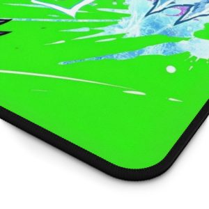 Skeleton Captain Desk Mat – Neon Green Ice Sword Gaming Mouse Pad - Image 5