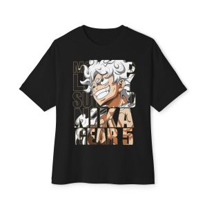 Anime Graphic Tee — 'One Piece' Smiling Character Box Print - Image 6