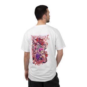 Graphic T-Shirt — Vibrant Japanese Street Art Backprint (Skull & Samurai Design) - Image 4