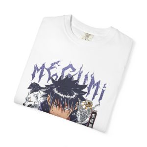 Megumi Anime Graphic T-Shirt — Jujutsu Kaisen Style Manga Tee - Image 3