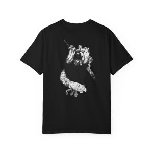T-Shirt — Black Hand & Snake Back Graphic Tee - Image 12