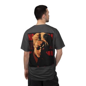 Blond Sunglasses Noir Portrait T-shirt | Retro Graphic Anime Style - Image 6