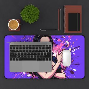 Anime Girl Sakura Splash Desk Mat — Large Gaming Mouse Pad - Image 3