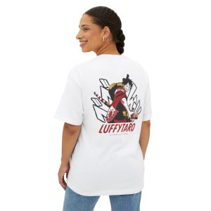 Luffytaro Graphic Tee — Anime Pirate Straw Hat T-Shirt - Image 3