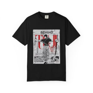 Behind You TOJI  — Retro Anime Horror Panel Tee - Image 13