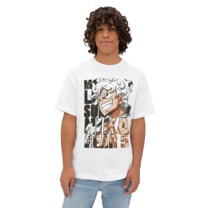Anime Graphic Tee — 'One Piece' Smiling Character Box Print - Image 3