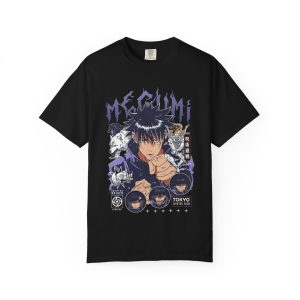 Megumi Anime Graphic T-Shirt — Jujutsu Kaisen Style Manga Tee - Image 11