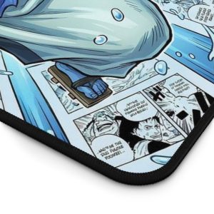 Water Samurai Desk Mat — Anime Wave Battle Mouse Pad - Image 5
