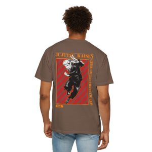 Jujutsu Kaisen Graphic T-Shirt – Anime Retro Stripe Back Print - Image 7