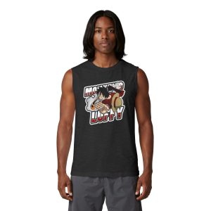 Luffy Anime Muscle Tank — "Wanted" Straw Hat Pirate Graphic - Image 12