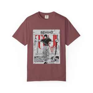Behind You TOJI  — Retro Anime Horror Panel Tee - Image 5