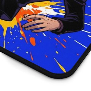 Flame Kick Desk Mat — Anime Character Gaming Mouse Pad - Image 5